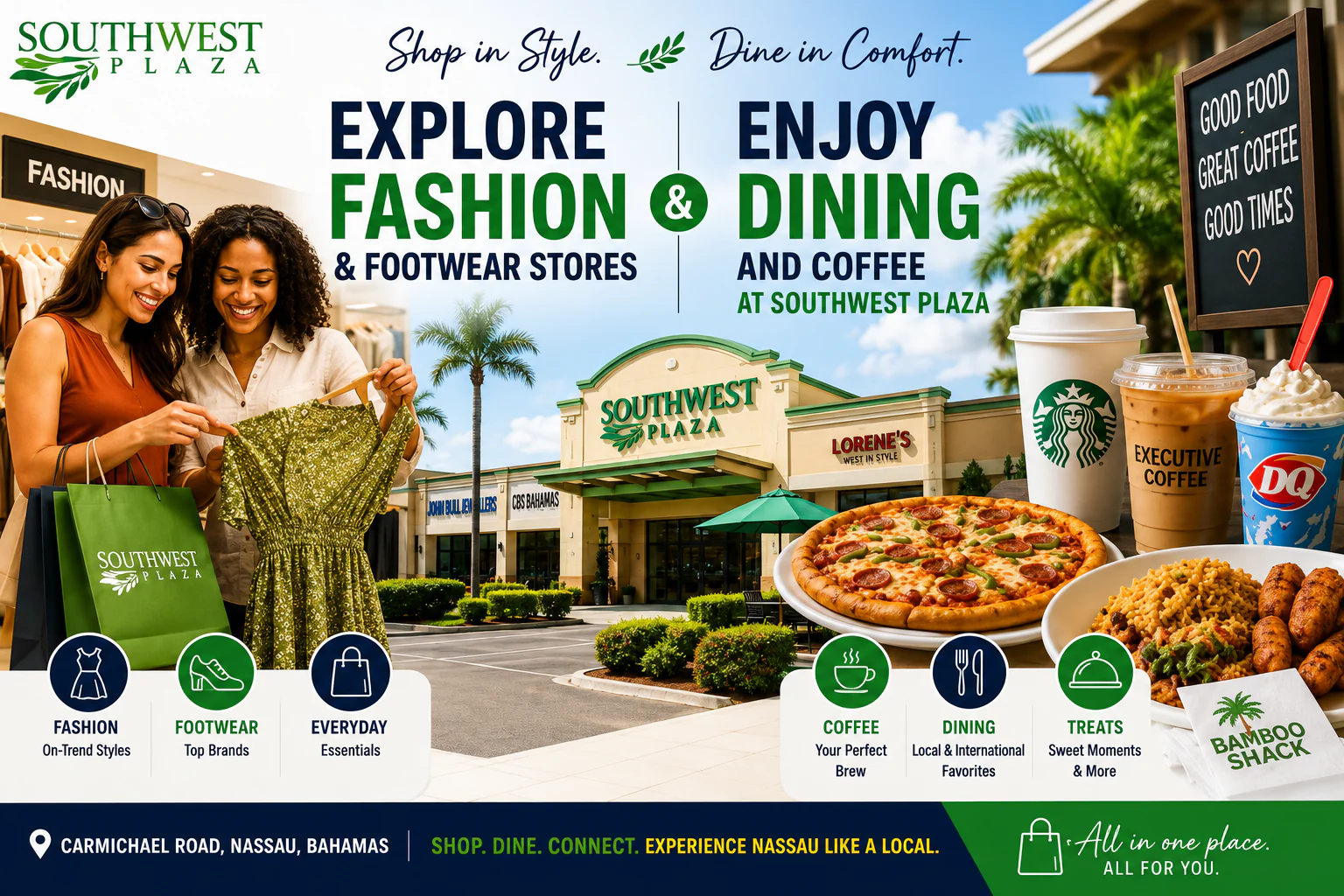 Explore Fashion & Enjoy Dining