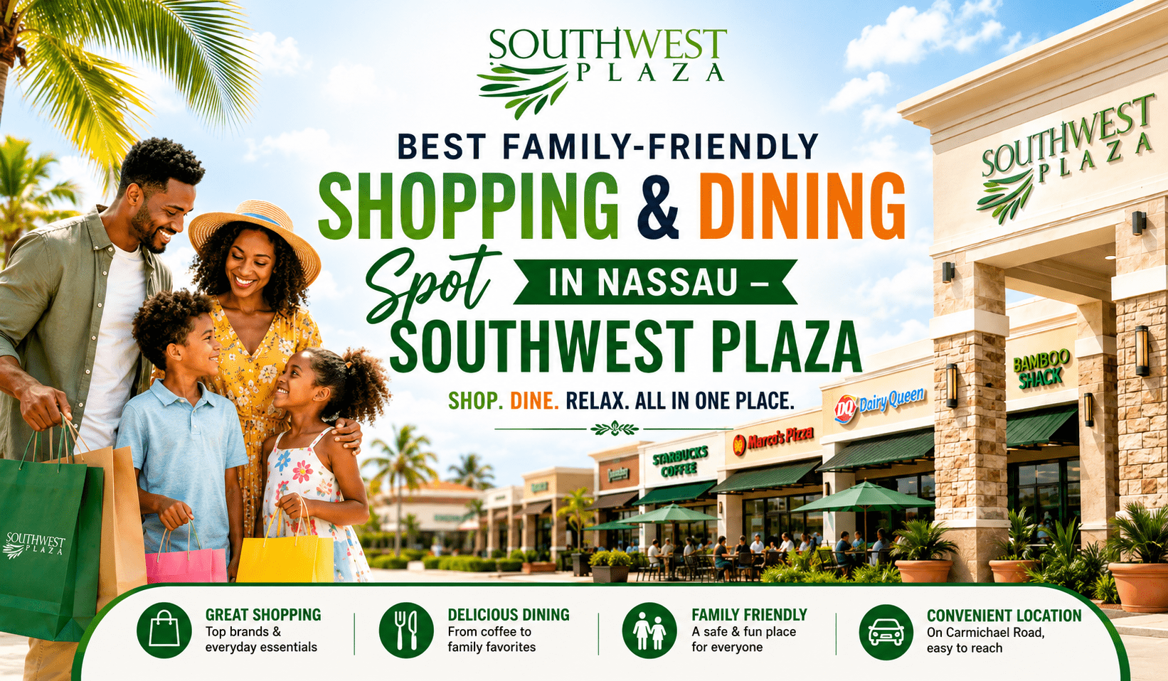 Best Family-Friendly Shopping & Dining Spot in Nassau